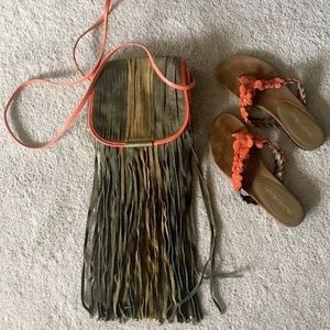 Tamara Mellon Of Jimmy Choo Cross Body Fringe Bag